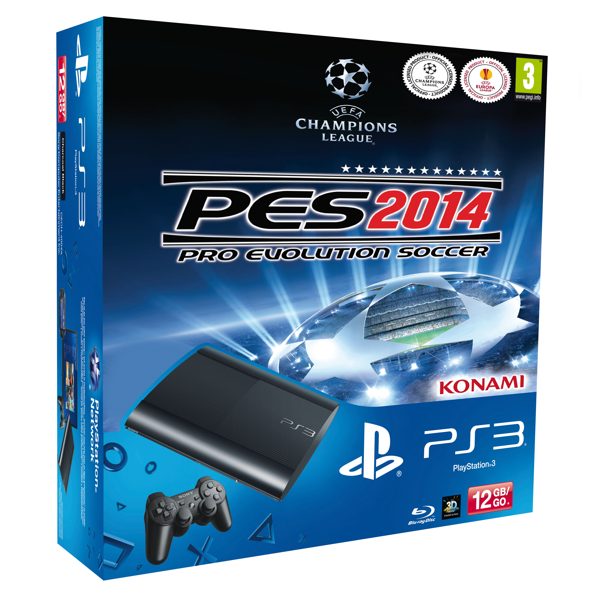 Consola Ps3 Slim 12 Gb   Pro Evolution Soccer 2014